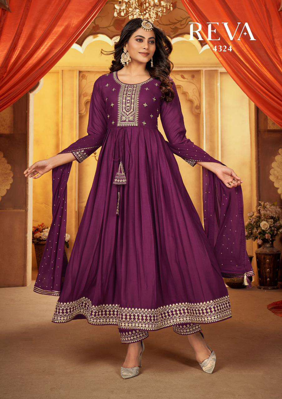 Women Indian Kurti Set Anarkali Gown Kurta Top Crepe Suit Dress Salwar  kameez | eBay