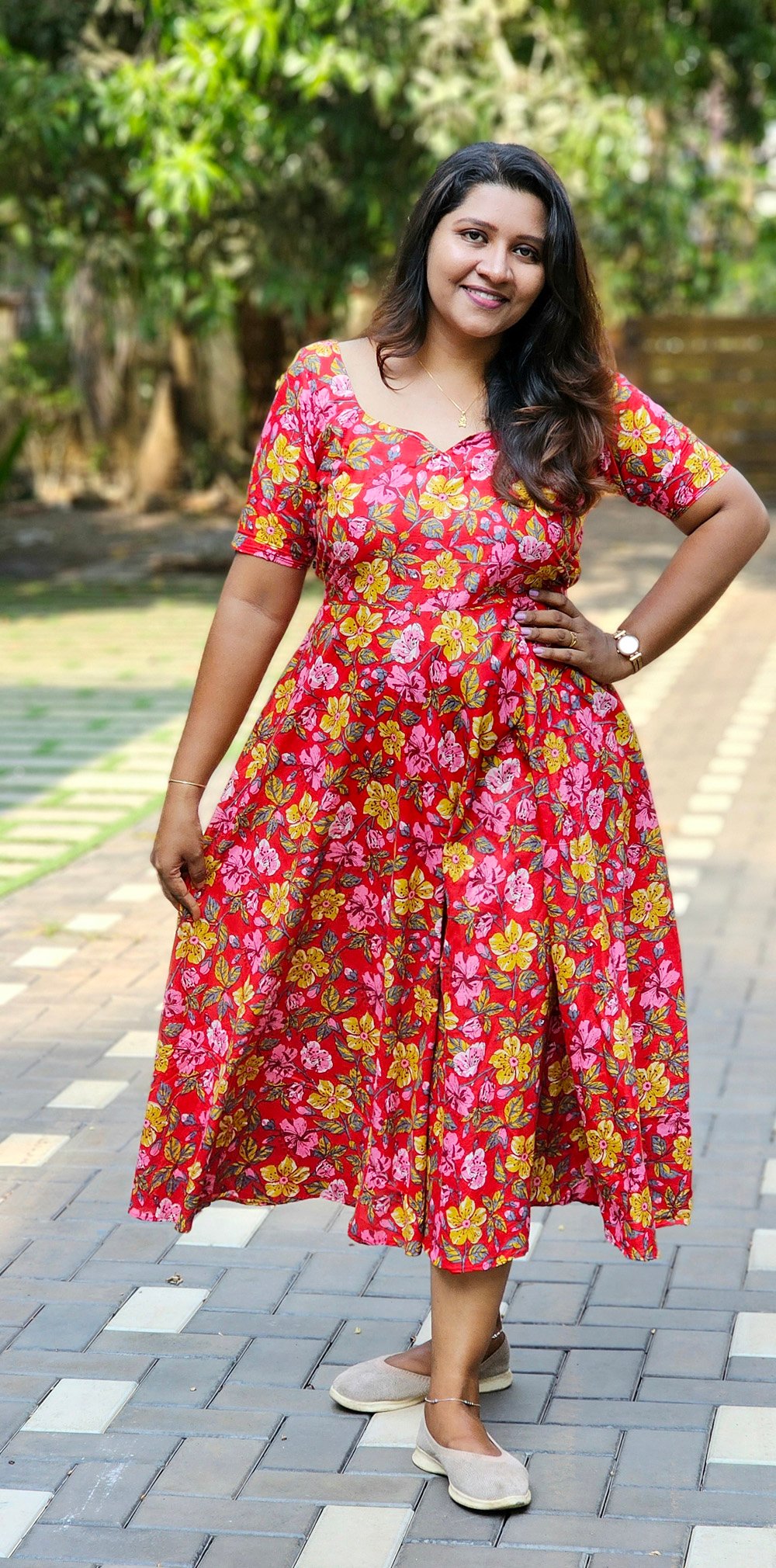 cotton halter dress Fuchsia Pink Waist:36 DYNAMICADS blue turquoise ibiza dress