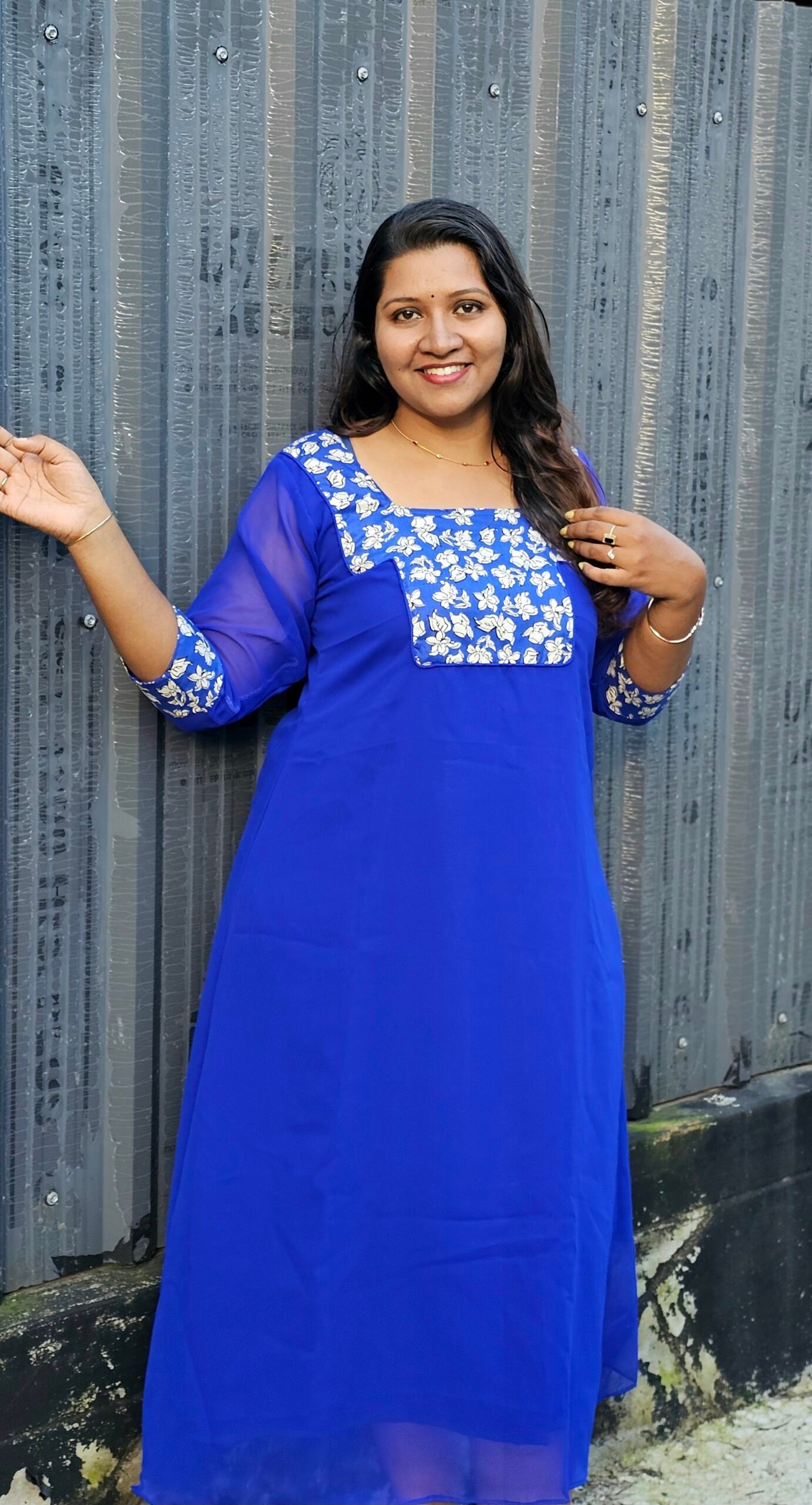Floral Yoke Top main image 0